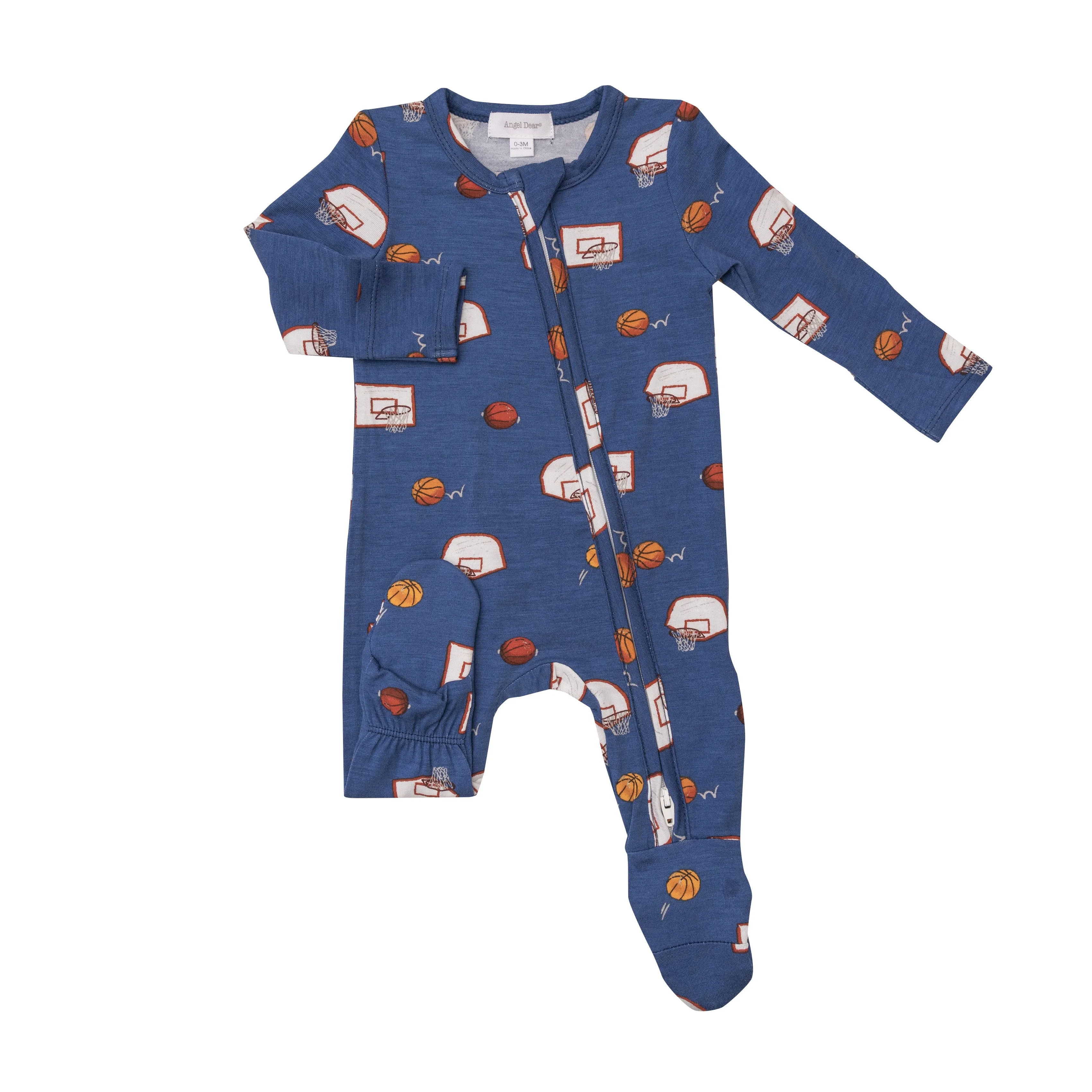 Angel Dear Basketball Footie with Zipper