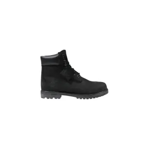Black Leather Work Boot