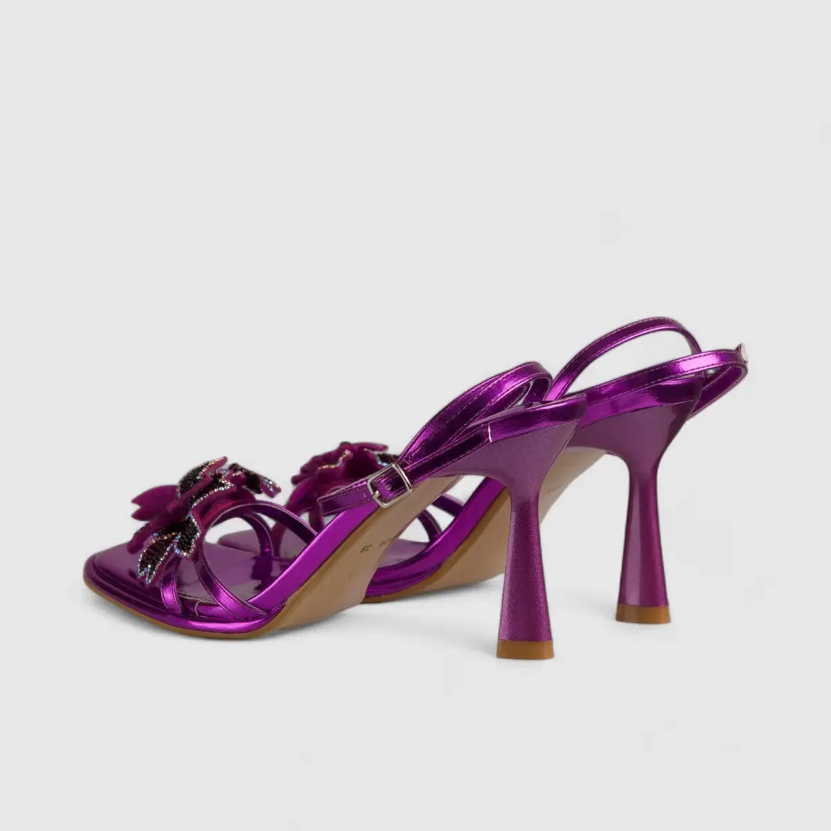 Bulbul Heel Sandal Purple LI004