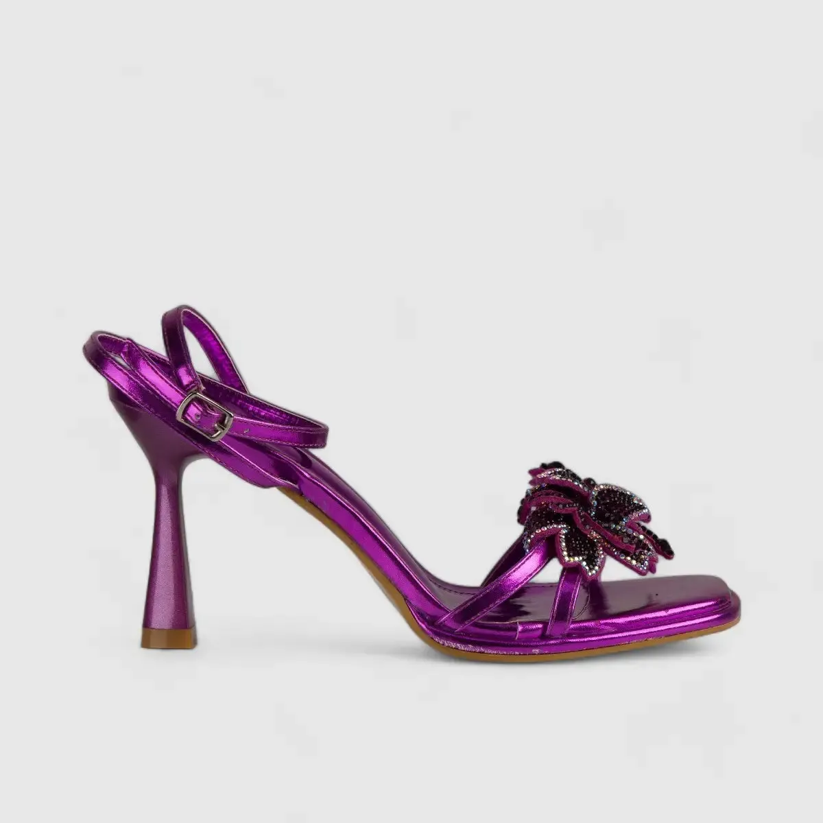 Bulbul Heel Sandal Purple LI004