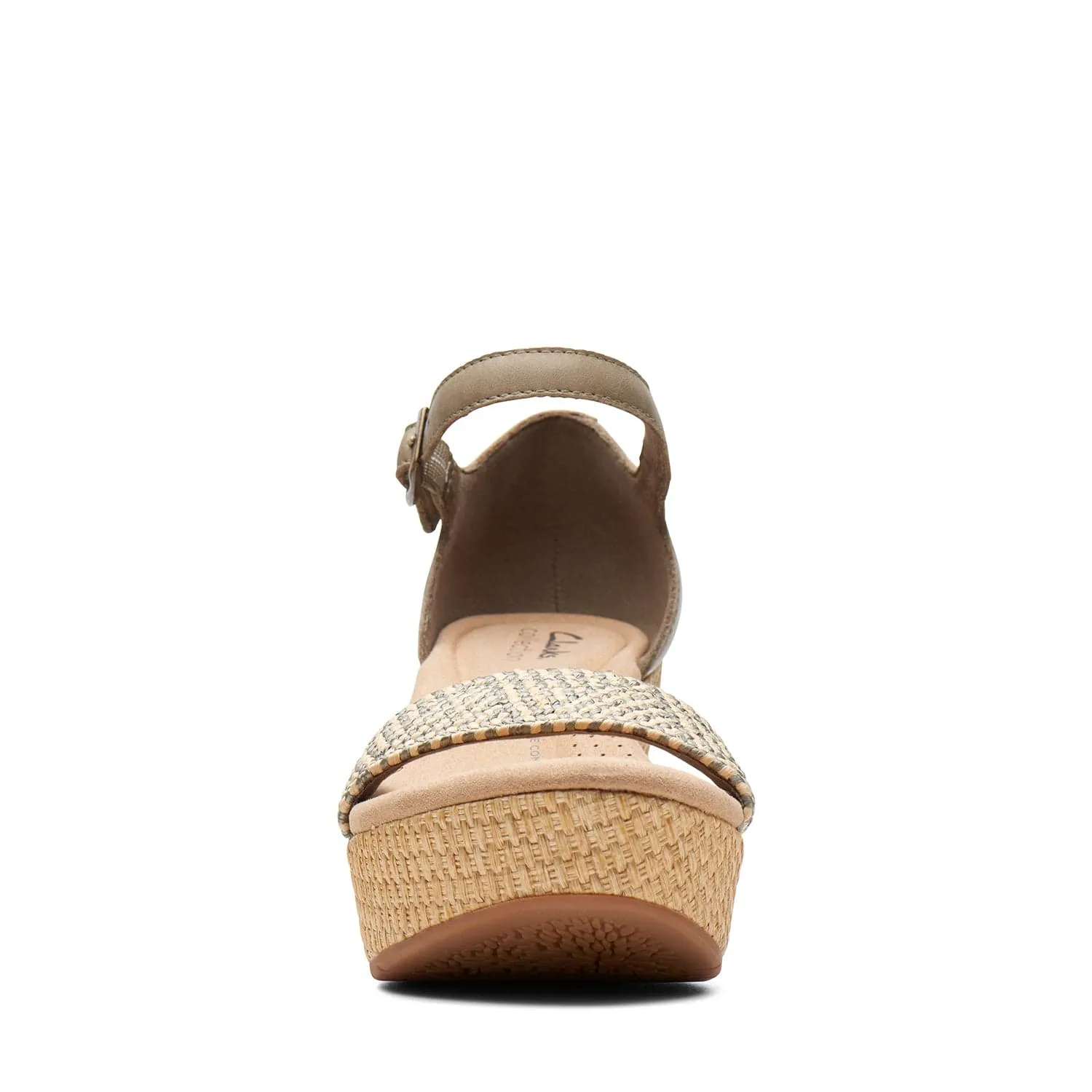 Clarks Rose Ease Sandals (Wide Fit)
