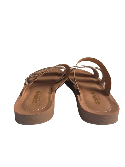 Cushionaire Memory Foam Leopard Sandals