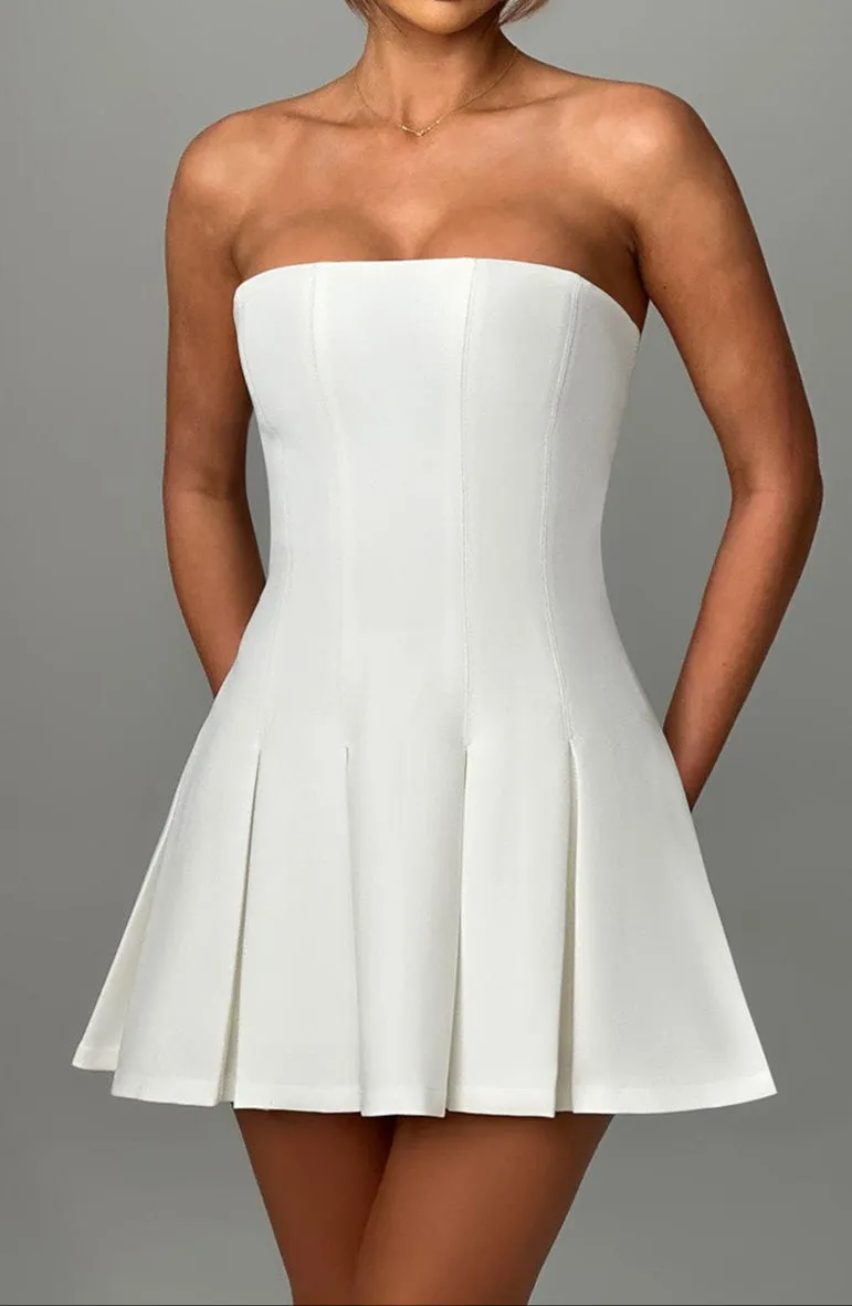 Danna mini dress-ivory