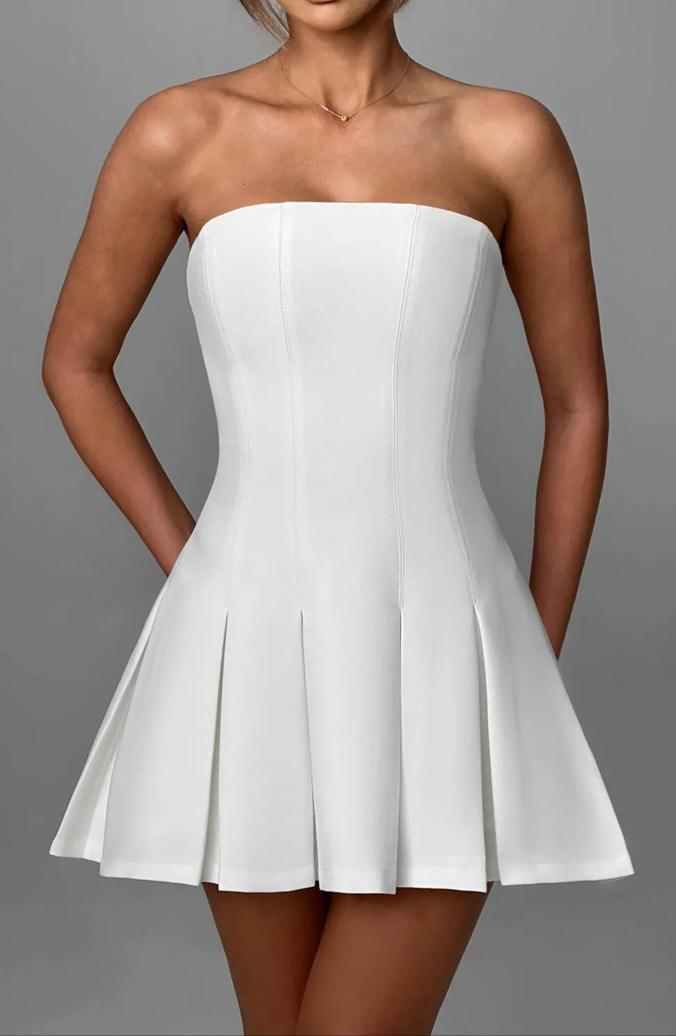 Danna mini dress-ivory