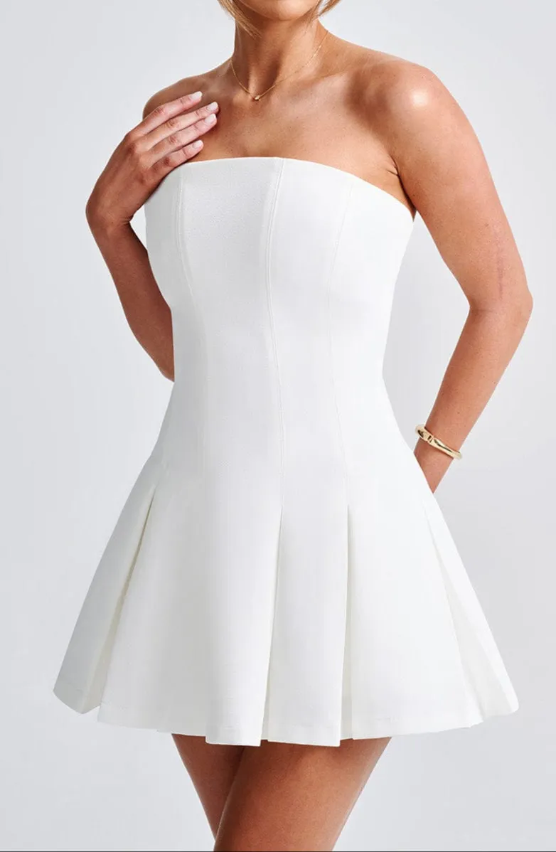Danna mini dress-ivory