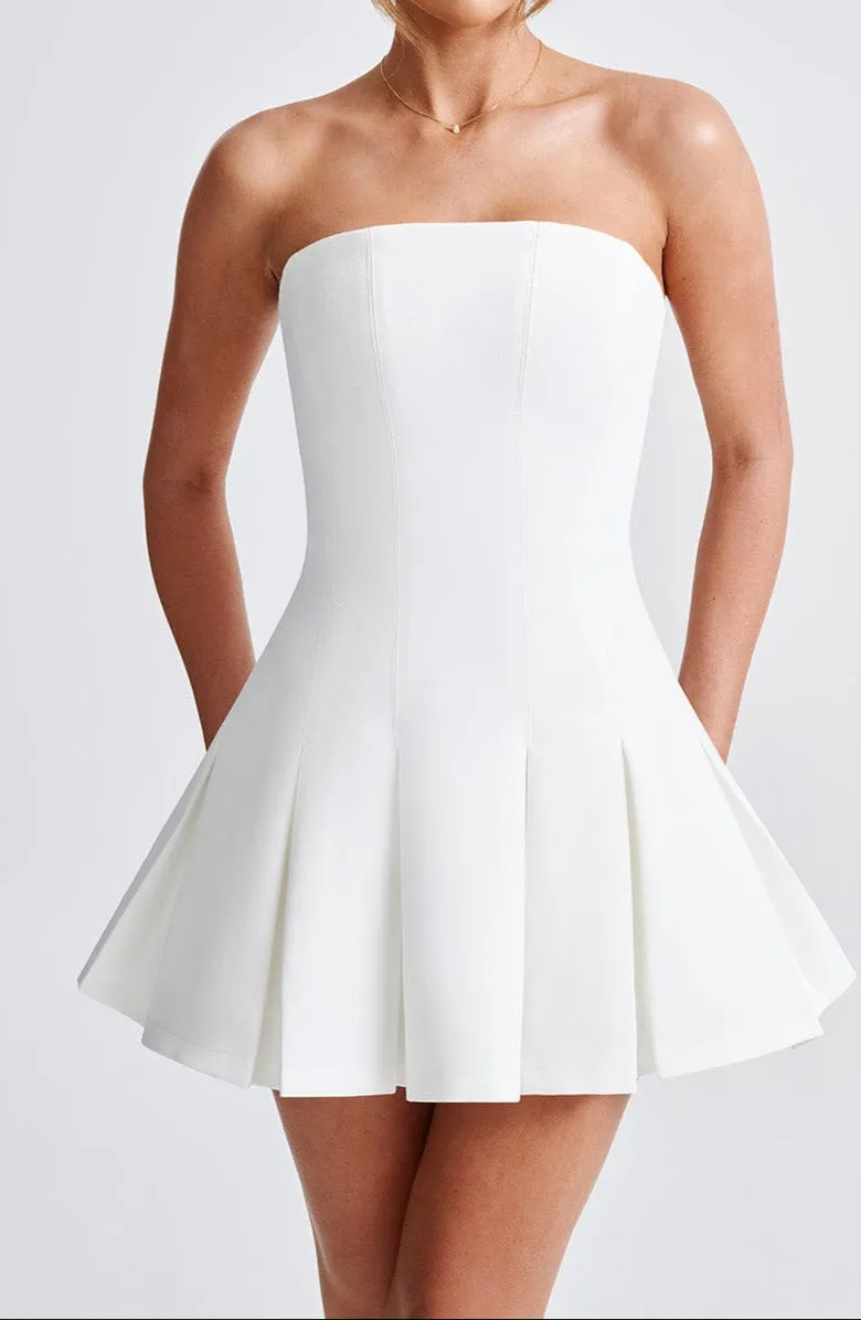 Danna mini dress-ivory
