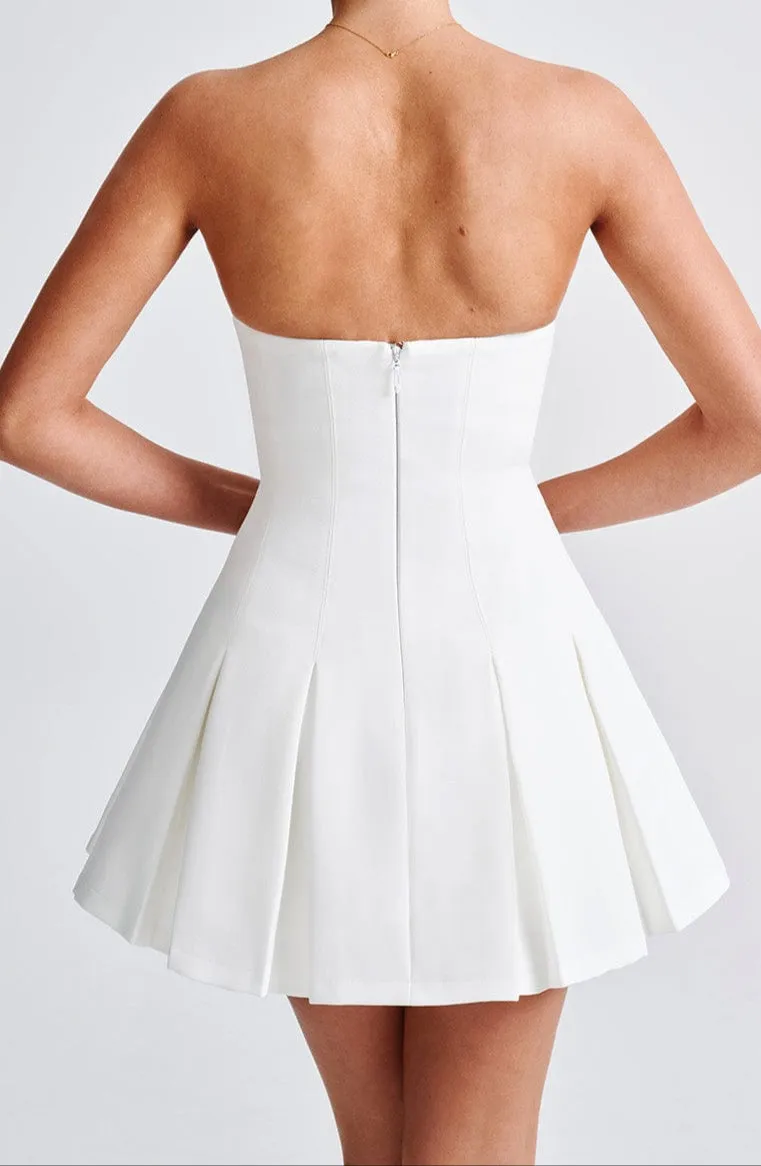 Danna mini dress-ivory