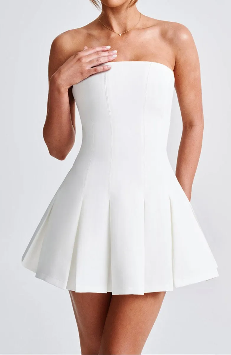 Danna mini dress-ivory