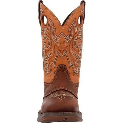 Durango Men's Rebel 11" Soft Toe Saddle Up Western Classic Boot- Brown- DB4442