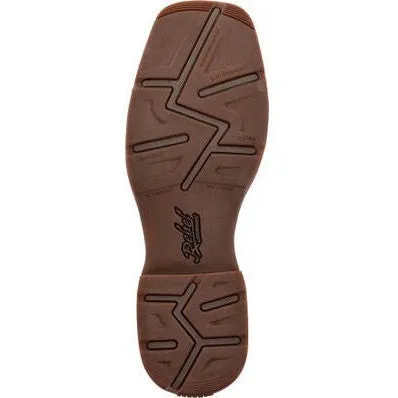 Durango Men's Rebel 11" Soft Toe Saddle Up Western Classic Boot- Brown- DB4442