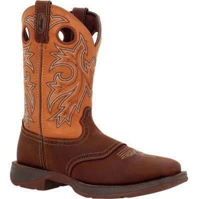 Durango Men's Rebel 11" Soft Toe Saddle Up Western Classic Boot- Brown- DB4442