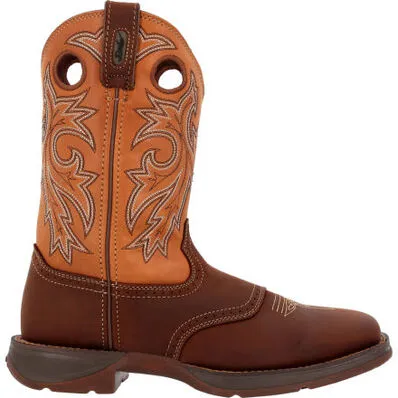 Durango Men's Rebel 11" Soft Toe Saddle Up Western Classic Boot- Brown- DB4442