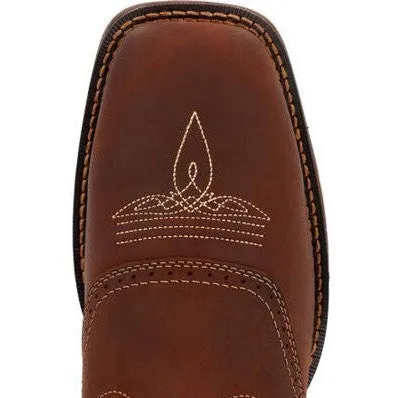 Durango Men's Rebel 11" Soft Toe Saddle Up Western Classic Boot- Brown- DB4442