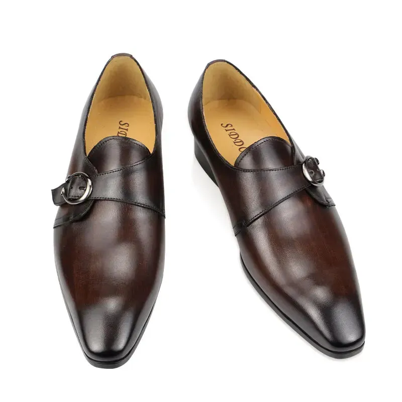 EliteStep Herren Echtleder Hochzeitsschuhe