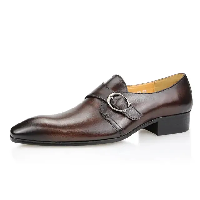 EliteStep Herren Echtleder Hochzeitsschuhe
