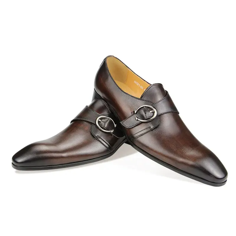 EliteStep Herren Echtleder Hochzeitsschuhe