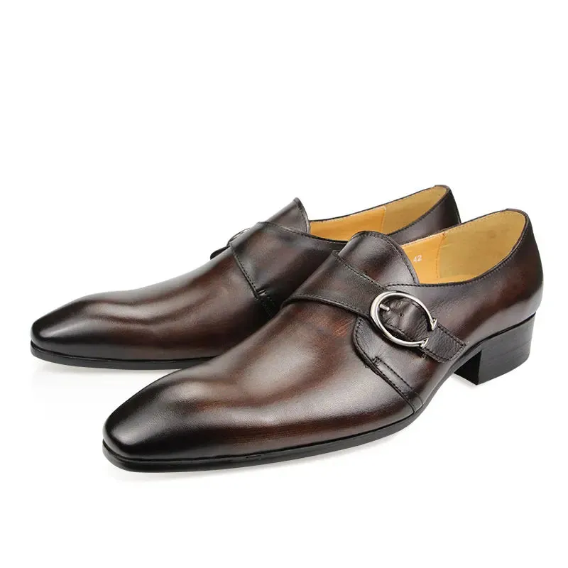 EliteStep Herren Echtleder Hochzeitsschuhe