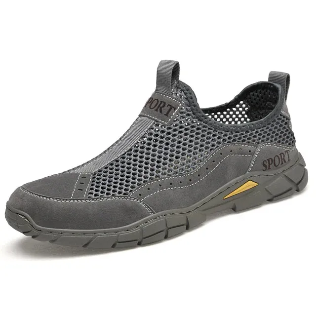 FreshFeet Sommer-Loafers aus Mesh für Herren