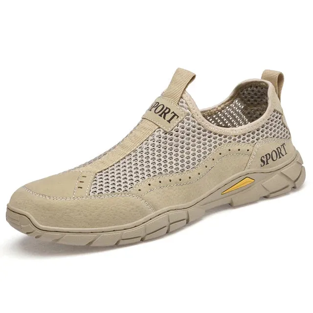 FreshFeet Sommer-Loafers aus Mesh für Herren