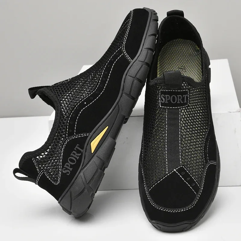 FreshFeet Sommer-Loafers aus Mesh für Herren