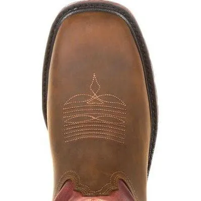 Georgia Men's Carbo Tec 11" Square Toe Waterproof Western Work Boot -Brown- GB00221