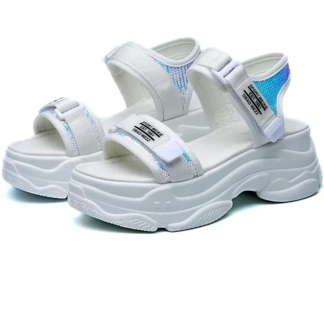 High Platform Women's Sandals  Fashion Women Beach Chunky Sandal