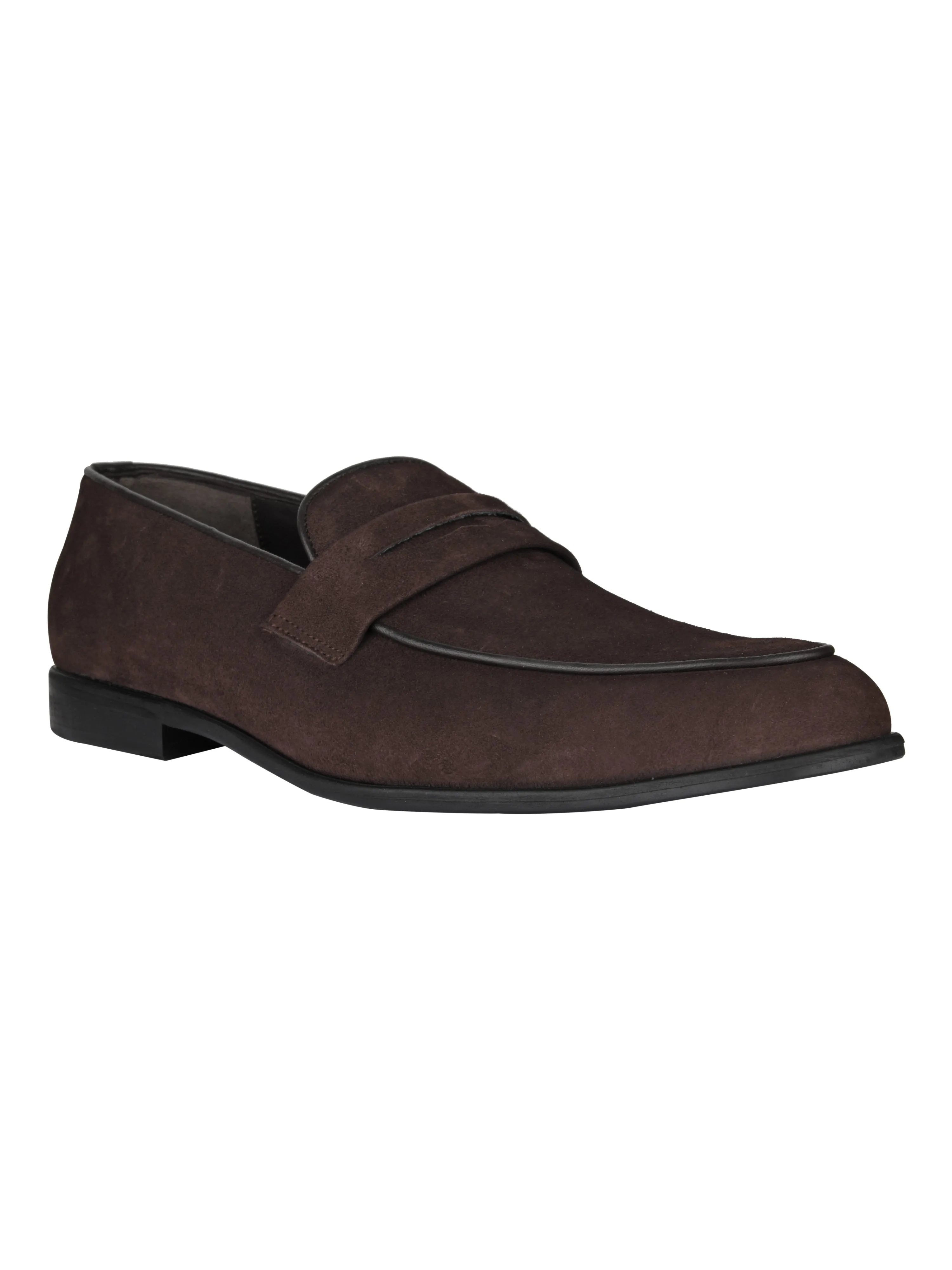 Hugo Brown Suede Loafers For Men