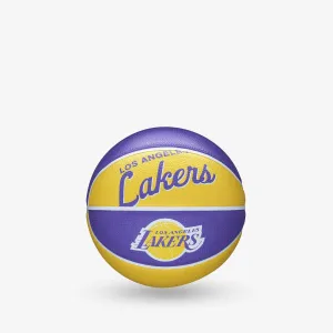 Los Angeles Lakers NBA Team Retro Mini Basketball - Size 3