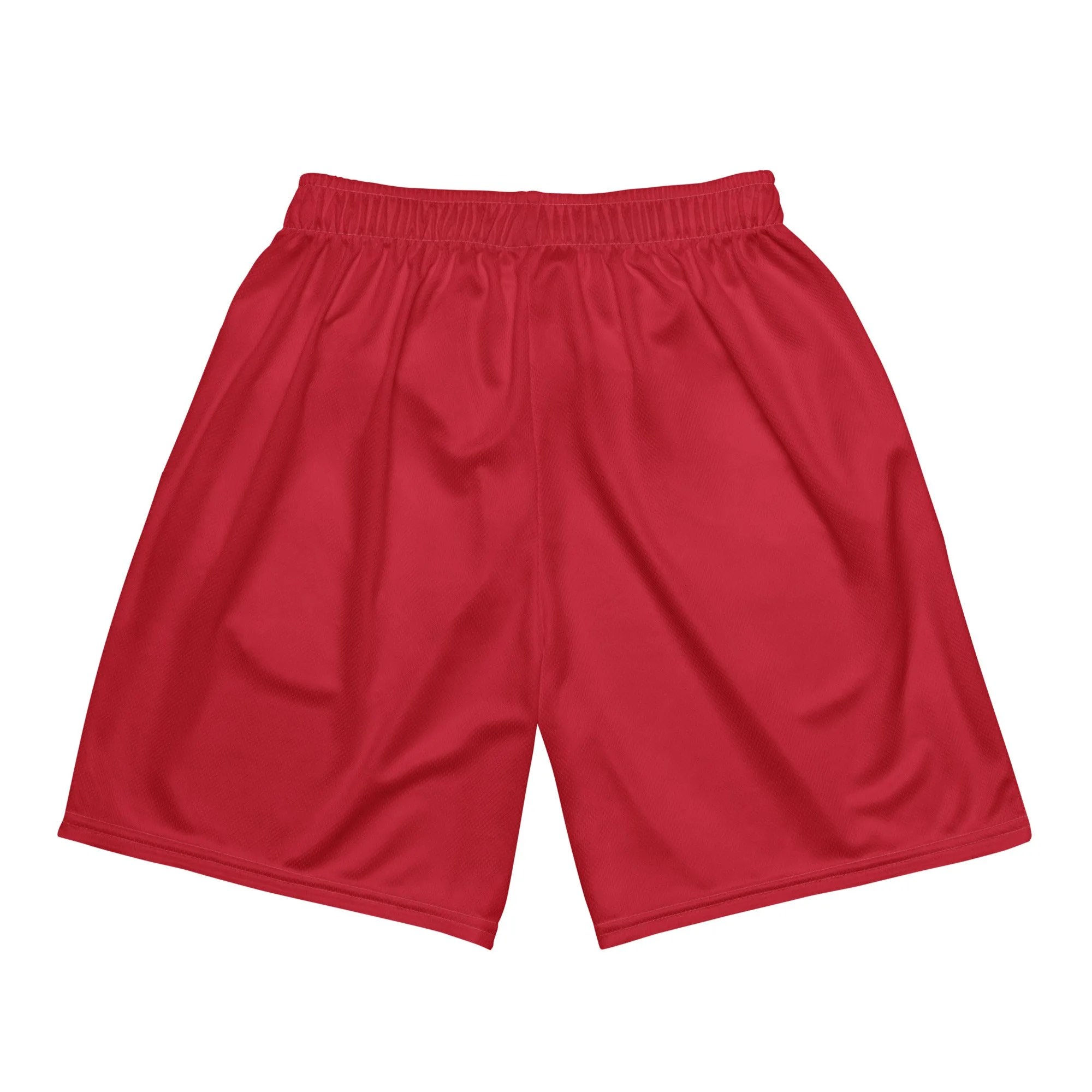 LOVE BY XCLUSIF POETIX RED Unisex mesh shorts