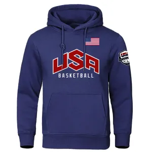Men's Printed Basketball Sports Hoodies