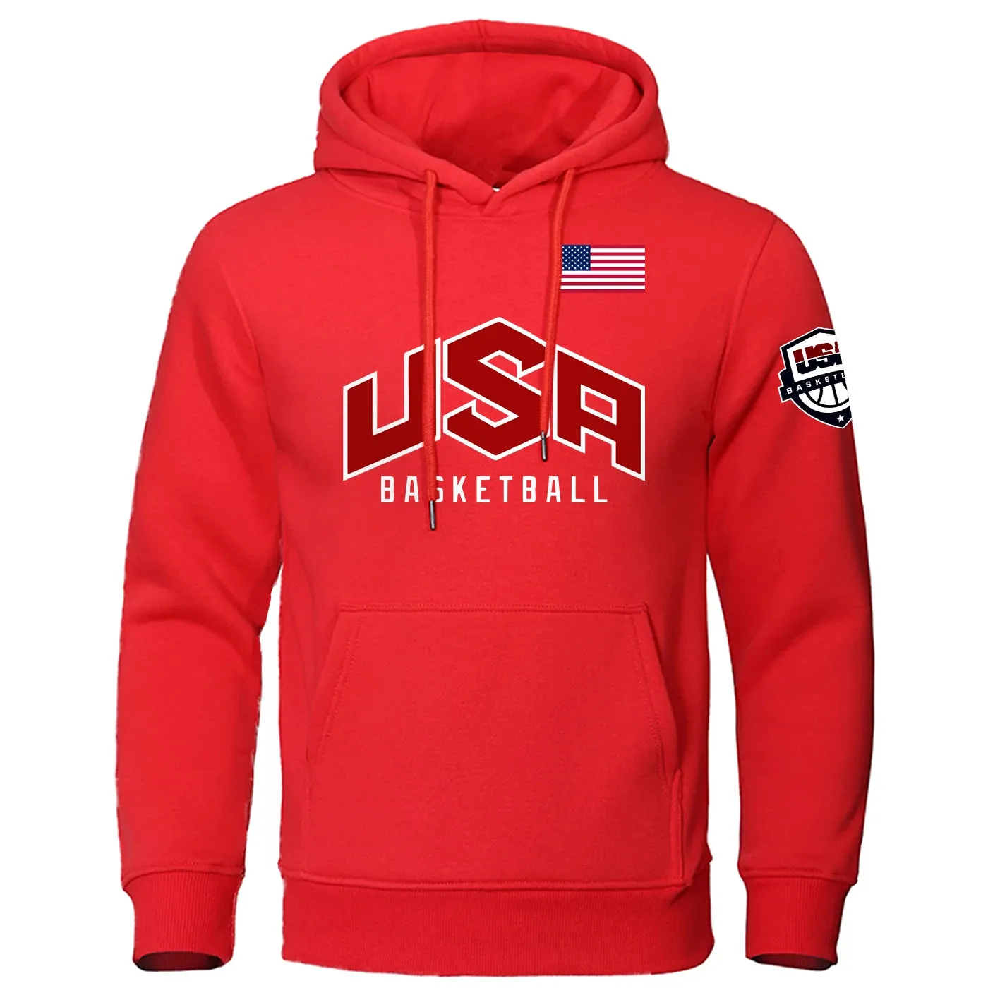 Men's Printed Basketball Sports Hoodies