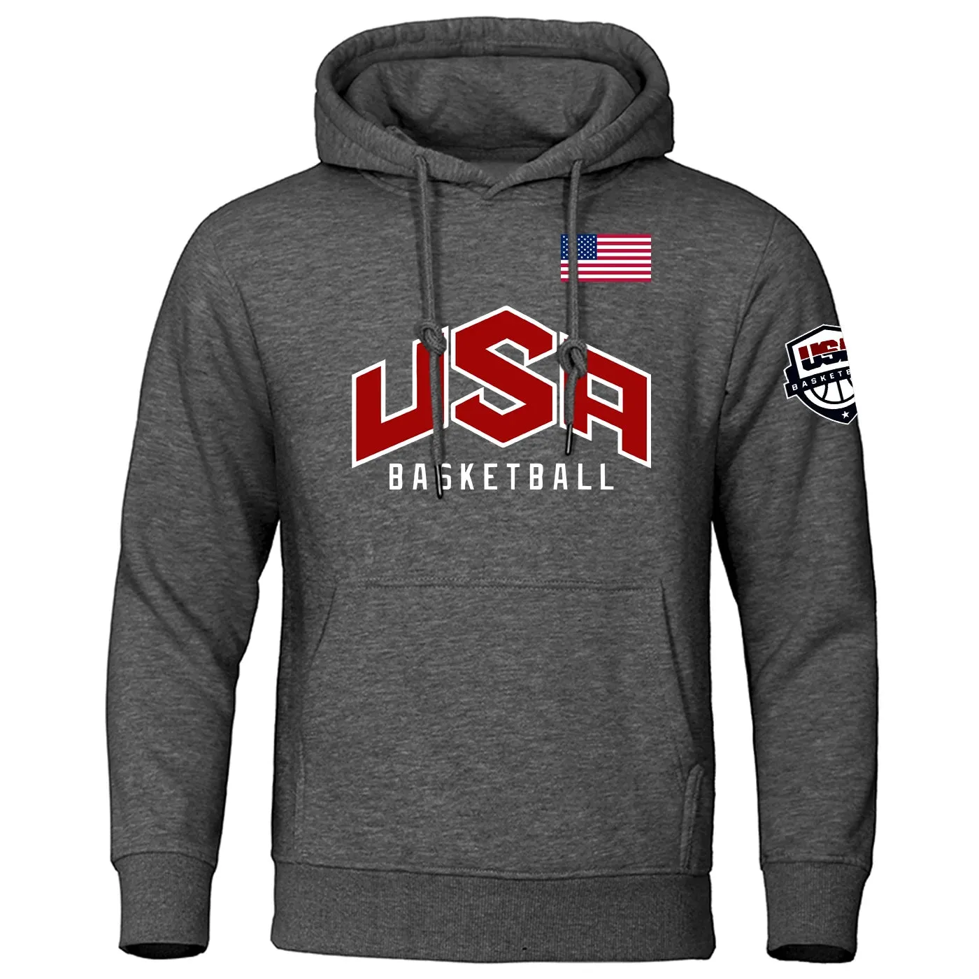 Men's Printed Basketball Sports Hoodies