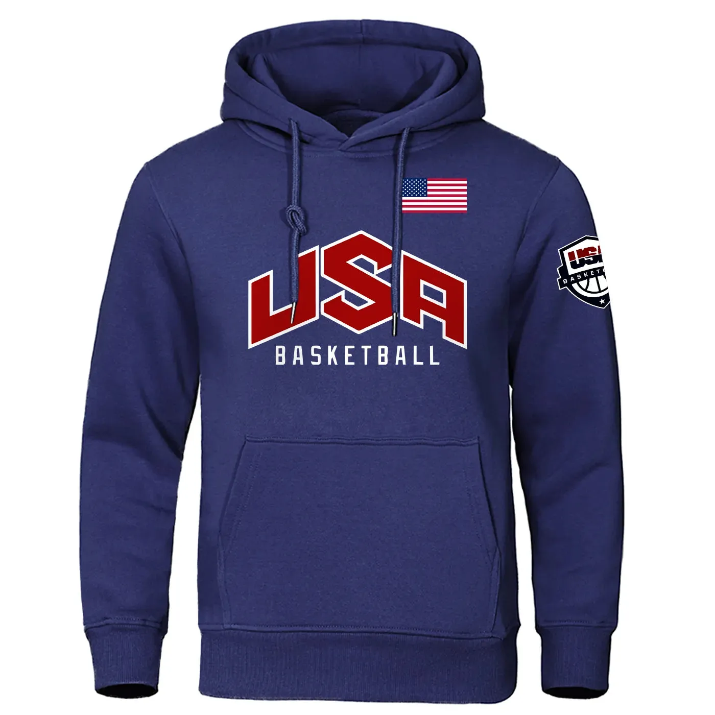 Men's Printed Basketball Sports Hoodies