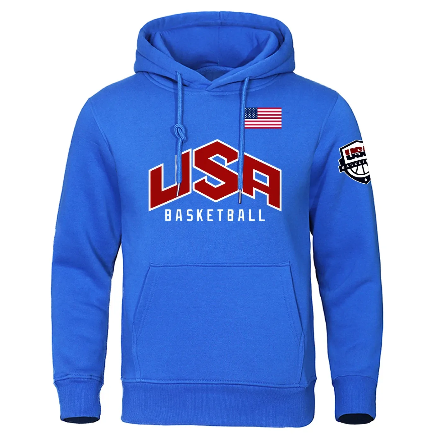 Men's Printed Basketball Sports Hoodies