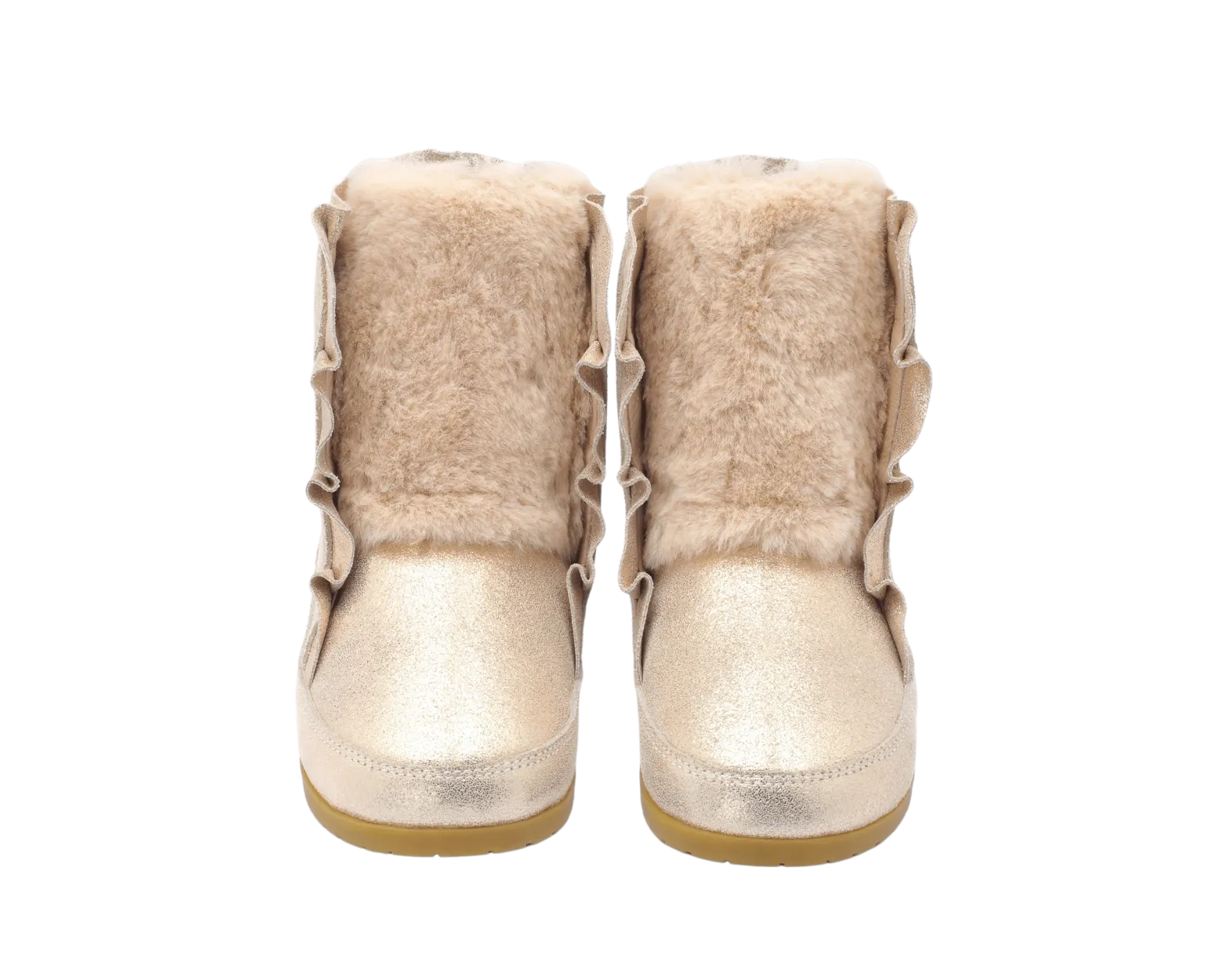 Parsie | Silver Metallic Leather