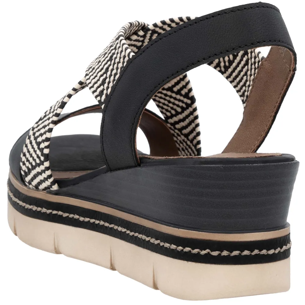 Remonte D2L54-03 (Crawford) Black Sandals