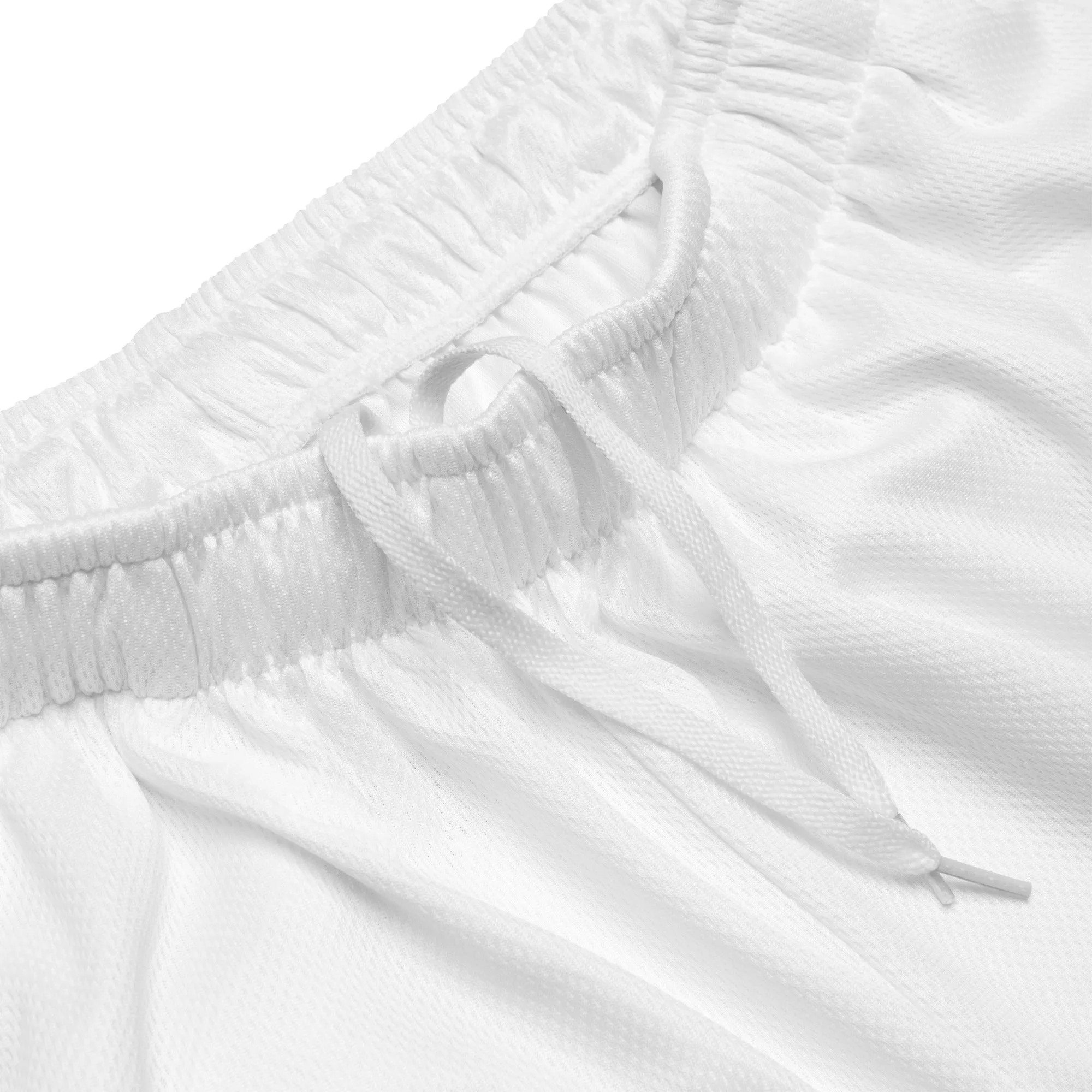 ROYALTY BY XCLUSIF POETIX WHITE Unisex mesh shorts