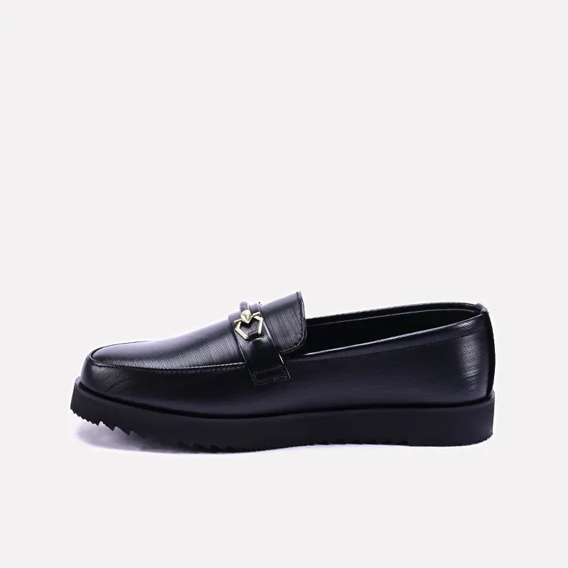 Ryder Black Chunky Dress Loafers 0111118