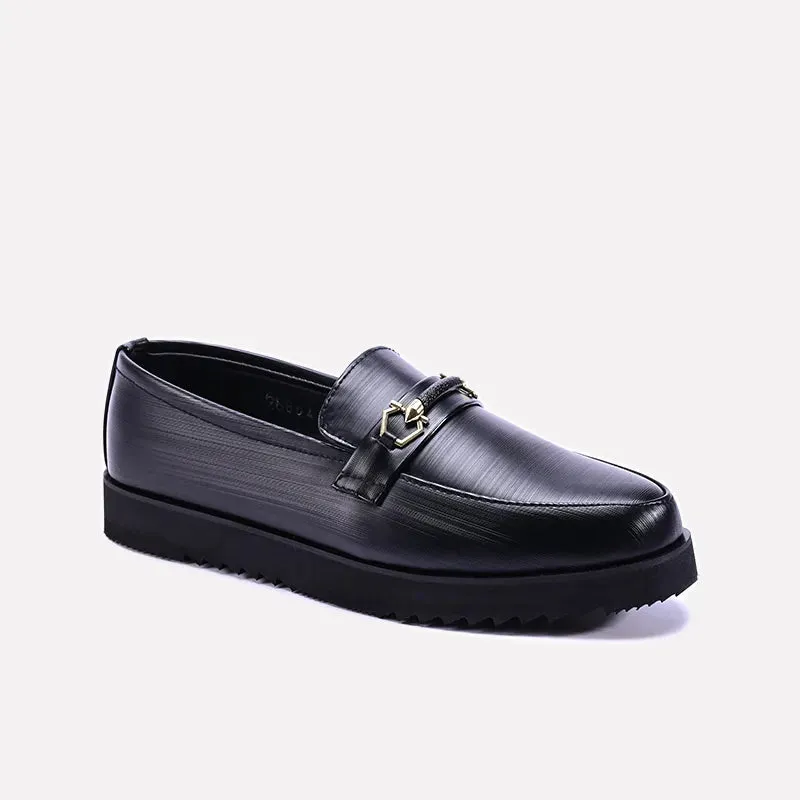 Ryder Black Chunky Dress Loafers 0111118