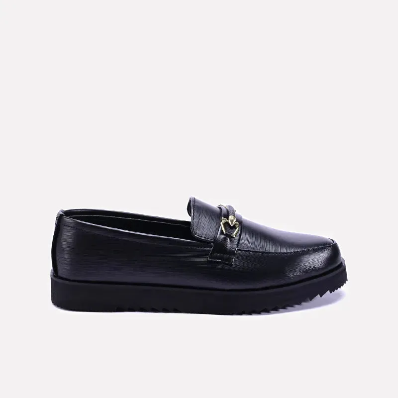 Ryder Black Chunky Dress Loafers 0111118