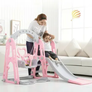 Slide Swing Set - Toddler Swing and Slide Set