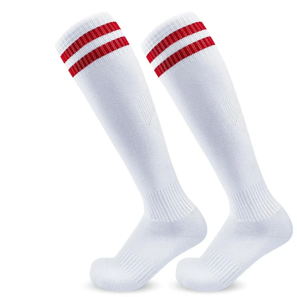 Soccer Long Knee High Towel Bottom Sports Sock