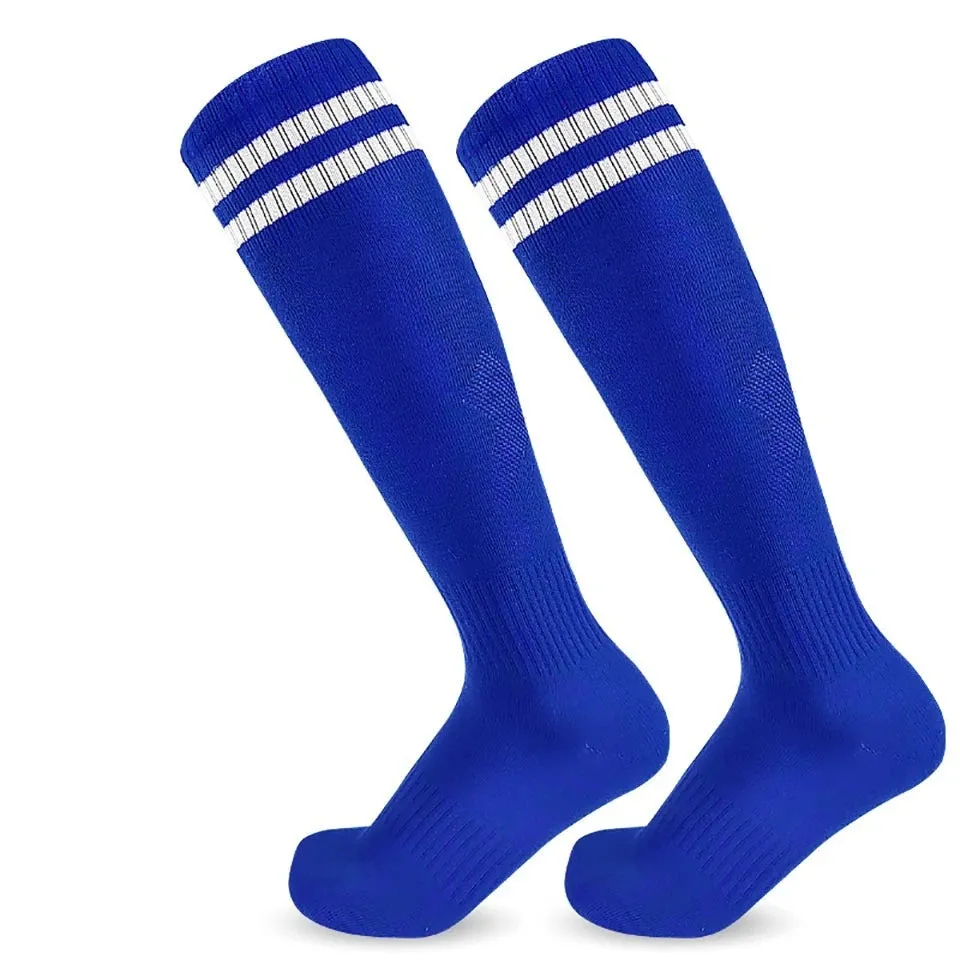Soccer Long Knee High Towel Bottom Sports Sock