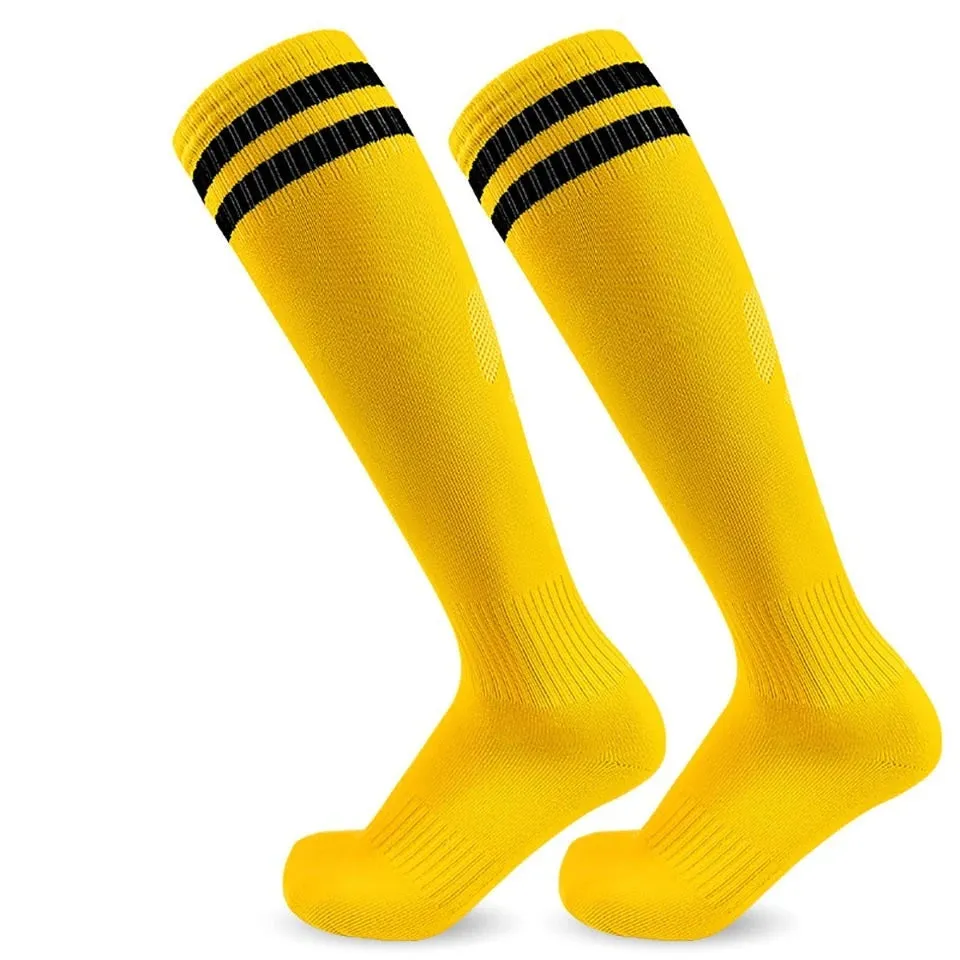 Soccer Long Knee High Towel Bottom Sports Sock