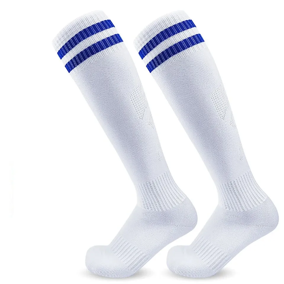 Soccer Long Knee High Towel Bottom Sports Sock
