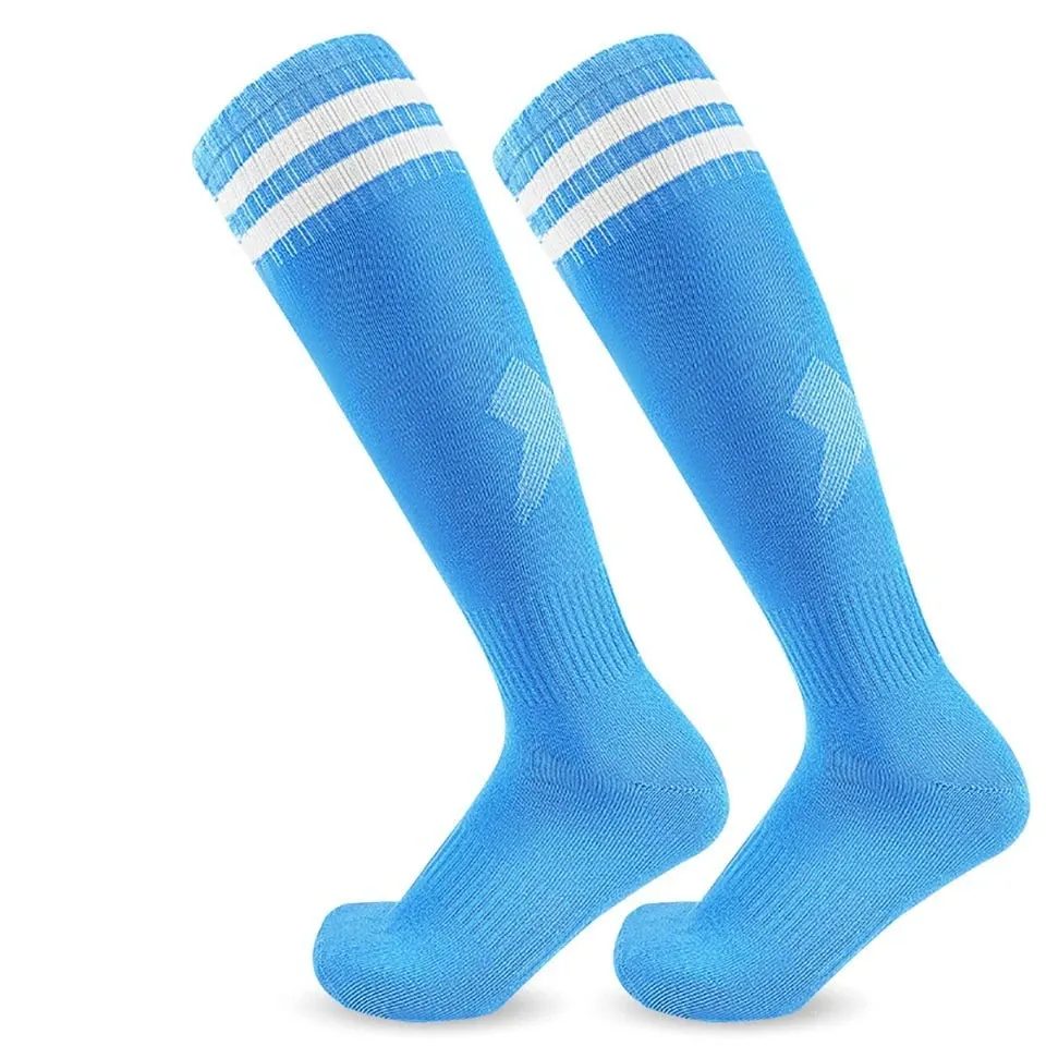Soccer Long Knee High Towel Bottom Sports Sock