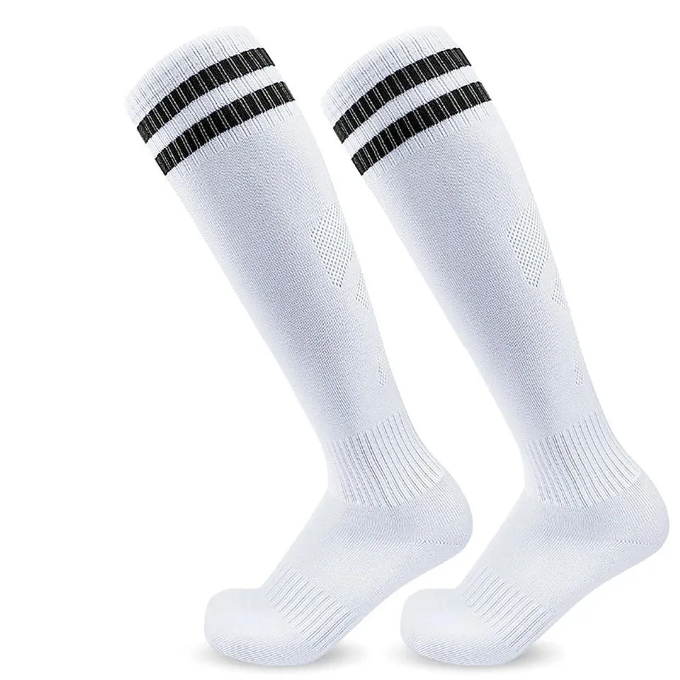 Soccer Long Knee High Towel Bottom Sports Sock