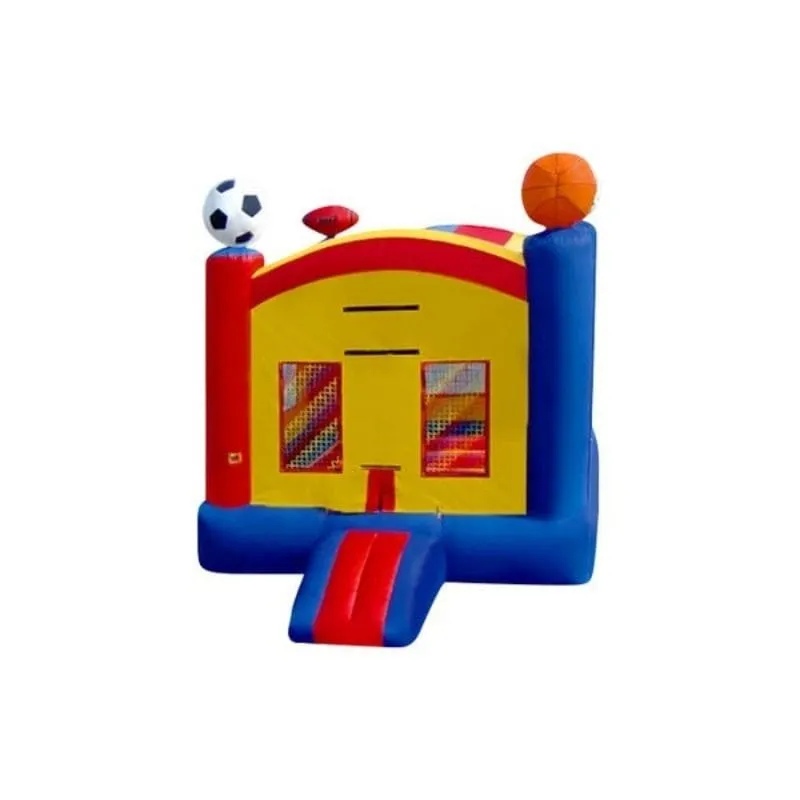 Sports Inflatable Bounce House- 13 FT in Primary Colors