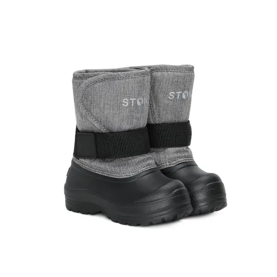 Stonz Trek Toddler Snow Boots - Heather Grey