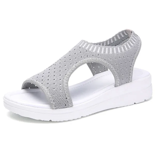 Summer Sandals Flat Platform Shoes Strap Ank Youth Girls Sandal Casual Walking Sneakers